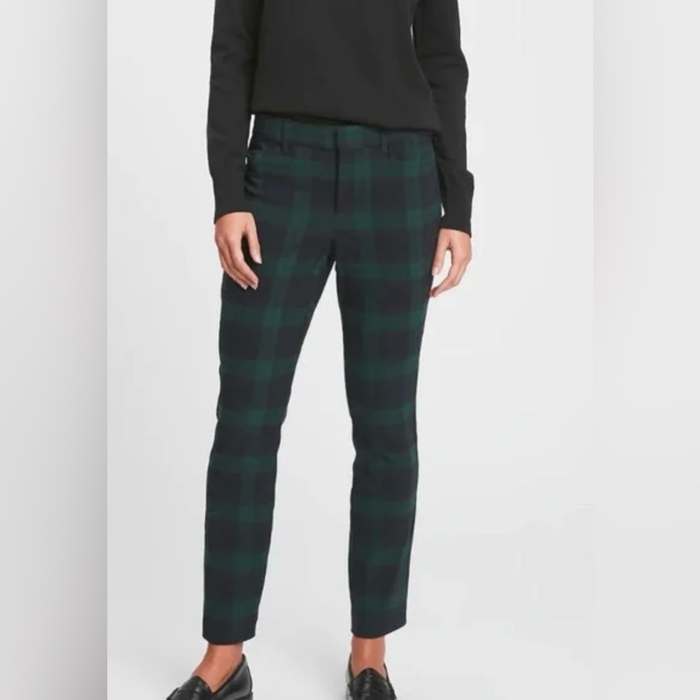 Gap Tartan Skinny Ankle Pants in Bi-Stretch